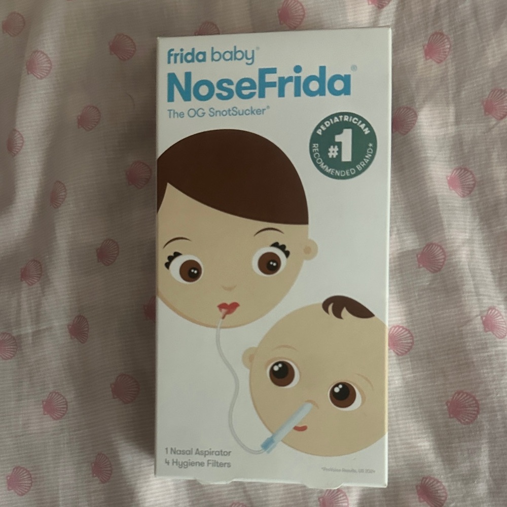 NoseFrida Nasal Aspirator - White